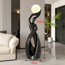 Axyaa LED Floor Lamp, Remote Control Dimming, Modern Minimalist Design for Living Room, Bedroom