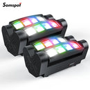 Axyaa RGBW LED Moving Head Mini Spider Lights for DJ Disco Party