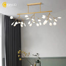 Axyaa Nordic Firefly Chandelier Black Gold Ceiling Lighting for Home, Dining, Stores