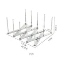 Axyaa Stainless Steel Kitchen Sink Drying Rack and Tableware Organizer