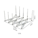 Axyaa Stainless Steel Kitchen Sink Drying Rack and Tableware Organizer