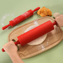 Axyaa Silicone Rolling Pin for Kitchen Baking and Cooking - Non Stick, 20 Inch