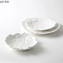 Axya Irregular Ceramic Dinner Plate Set