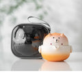 Axyaa 160ML Quick Cup Travel Tea Set with Storage Bag, Kung Fu Teapot Teacup