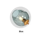 Axyaa Glass LED Chandelier: Modern Loft Decor Pendant Lamp for Living Room, Kitchen, and Villa