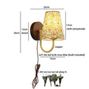 Nordic Modern LED Wall Lamp Clear Glass Wood Applique Murale by Axyaa