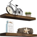 Axyaa Wood Floating Wall Shelves - Multi-Purpose Storage Rack for Home Décor