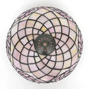 Axyaa 12" Scandinavian Stained Glass Cherry Blossoms Lampshade Retro Handmade Replacement