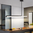 Axya Modern Black LED Ceiling Chandelier for Home Decor and Lighting