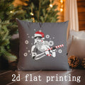 Axyaa Christmas Animals & Dino Pattern Pillow Cover for Sofa, Bedroom, Car