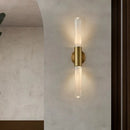Axyaa LED Glass Wall Lamp for Home Decor and Lighting