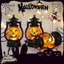 Axyaa Halloween LED Pumpkin Ghost Lantern Scary Candle Light Decoration