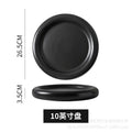 Axyaa European Matte Ceramic Pasta Plate, Hotel Restaurant Steak Plate