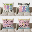 Colorful Carrots & Hip Hop Pattern Pillow Cover by Axyaa for Sofa Bedroom
