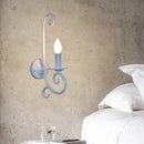 Axyaa Iron Art Candle Wall Lamp for Modern Living Room and Hallway