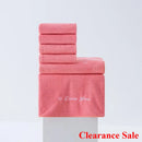 Axyaa Coral Fleece Towel Bath Set - Solid Color Simple Combination - Hot Sale