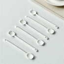 Axyaa Ceramic Tulip Relief Coffee Stirring Spoon Set
