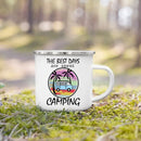 Axyaa Enamel Camping Mug Nature Hiking Travel Coffee Tea Cup