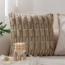 Nordic Style Plush Cushion Cover Set by Axyaa
