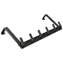 Axyaa Over the Door Bathroom Organizer 7 Hooks Towels Clothes Hanger Rack