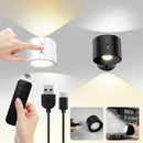 Axyaa LED Rechargeable Wall Sconces Light with Remote Control - Cabinet Spotlight