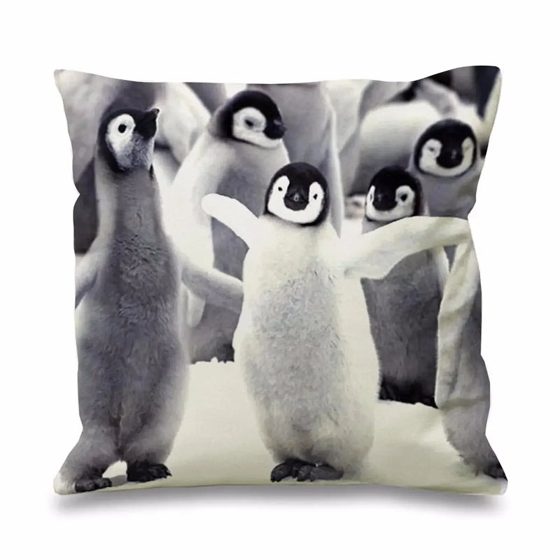 Axyaa 3D Animal Themed Cushion Covers (18" x 18") - Cute Designs