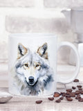 King Forest Wolf Mug - Axyaa Wolf Lover Birthday Gift Mug
