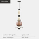Axyaa Light Luxury Restaurant Bar Counter Glass Pendant Lights.