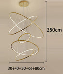Axyaa Modern Living Room Chandeliers Indoor Ceiling Lamp LED Hanging Lights