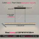 Axyaa Modern LED Linear Pendant Light Chandelier for Dining Room, Kitchen, Living Room