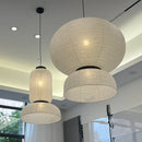 Axyaa Japanese LED Rice Paper Chandelier Pendant Lamp Modern Ceiling Lighting