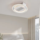 Axyaa Bladeless Fan Lamp: Intelligent Modern Ceiling Fan for Bedroom & Living Room