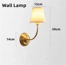 Axyaa American Copper Chandelier with White Fabric Shades for Home Decor