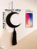 Wooden Ramadan Hanging Ornaments Stars & Moon Eid Mubarak, Axyaa Muslim Decor Ramadan Kareem