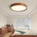 Axyaa Wooden Artificial Leather Ceiling Lamp Chandelier