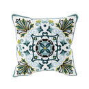 Axyaa Embroidered Flower Linen Cushion Cover 45x45cm