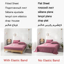Axyaa Plush Pink Mink Velvet Queen Bedding Set with Sheets