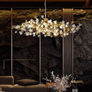 Axyaa Crystal Branch Chandelier for Luxury Living Room and Bar Décor