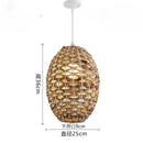 Axyaa Wabi Sabi Pendant Lights: Elegant Rattan Hanging Lamps for Bar Table, Living Room, and Restaurant