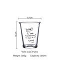 Axyaa Glass Milk Tea Cup Set with Straw for Trendy Breakfast & Coffee Enjoyment