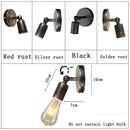 Axya Nordic Wall Lamp: Industrial Retro Iron Wall Sconce for Living Room Loft Lighting