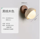 Axyaa Yellow Cave Stone Wall Light: Japanese Style, Rotatable, Bedroom Bedside Lamp