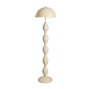 Axyaa Cream Wind Mushroom LED Floor Lamp for Modern Home Decor