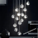 Axyaa Water Droplet Crystal LED Chandelier, Modern Luxury Pendant Light