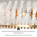 Axyaa Modern Acrylic Chandeliers LED Pendant Lights for Living Dining Room