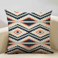 Axyaa Geometric Aztec Boho 45x45cm Linen Pillowcase for Home Sofa Decor
