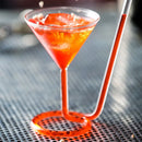 Axyaa Spiral Straw Cocktail Glass 110ml 4oz