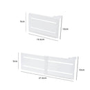 Axyaa Refrigerator Storage Rack Partition Compartment Food Divider Box Basket
