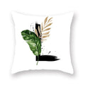 Floral Alphabet Pillow Case by Axyaa: Home & Car Decorative Cushion Cover