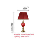 Axyaa Ceramic Table Lamp: Elegant LED Desk Light for Contemporary Home & Hotel Decor